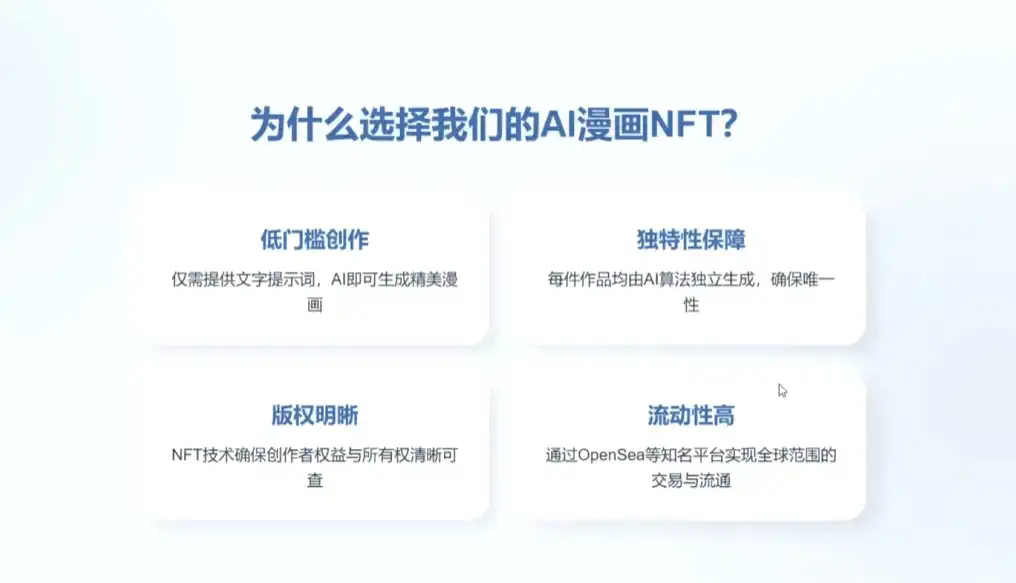 创意漫画NFT展示